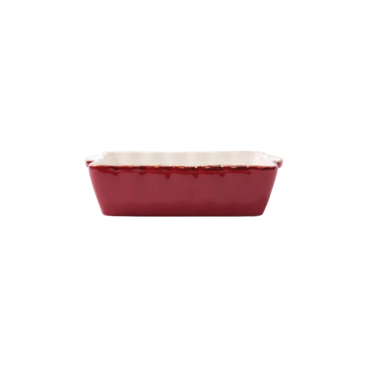Vietri - Italian Bakers Rectangular - Small - Red - Findlay Rowe Designs