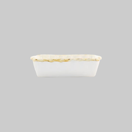 Vietri - Italian Bakers Rectangular - Small - White - Findlay Rowe Designs
