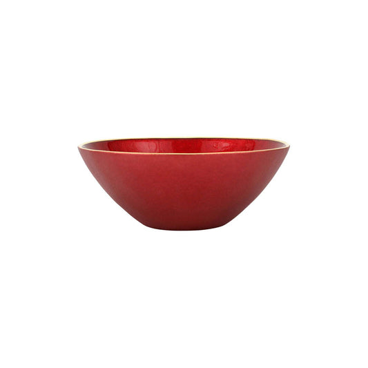 Vietri - Metallic Glass Small Bowl - Ruby - Findlay Rowe Designs
