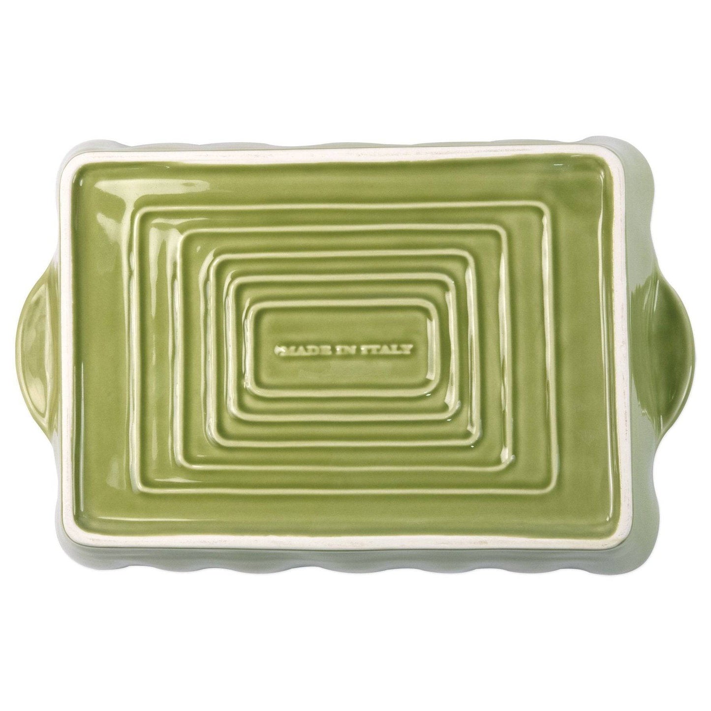 Vietri - Italian Bakers Rectangular - Large - Green - Findlay Rowe Designs