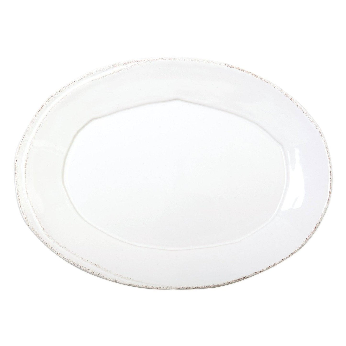 Vietri - Lastra Small Oval Platter - White - Findlay Rowe Designs