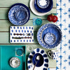 Vietri - Santorini Dot Platter - Small - Findlay Rowe Designs