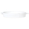 Vietri - Lastra White Handled Oval Baker - Findlay Rowe Designs