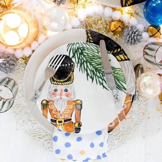 Vietri - Nutcrackers Gold Salad Plate - Findlay Rowe Designs