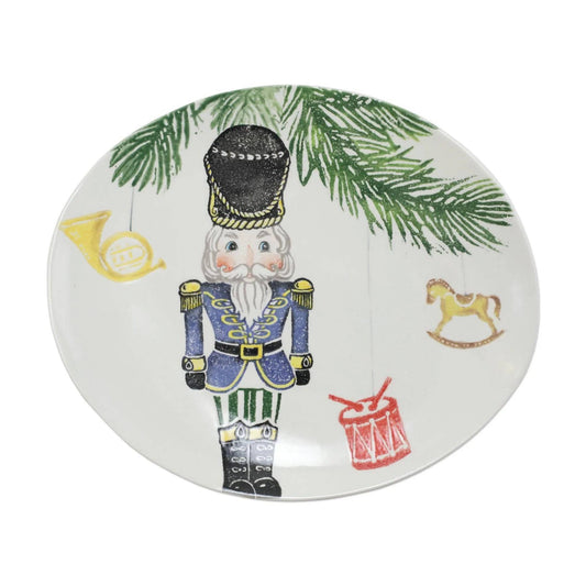 VIETRI - NUTCRACKERS MEDIUM OVAL PLATTER - Findlay Rowe Designs