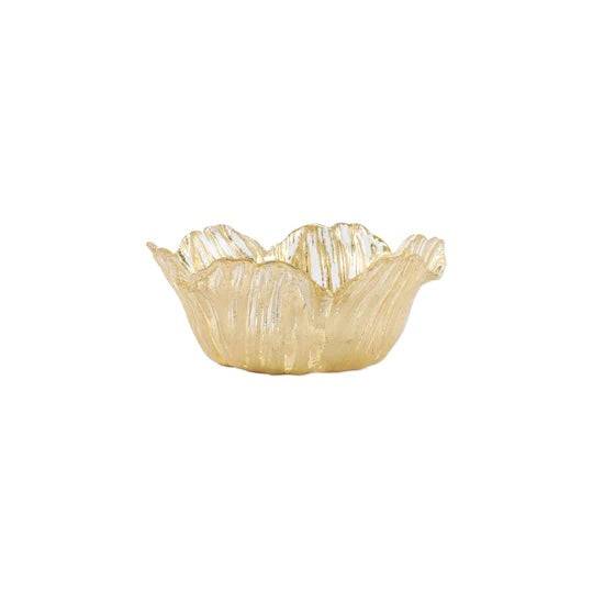 Vietri - Rufolo Glass Gold Flower Small Bowl - Findlay Rowe Designs