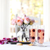Vietri - Hibiscus Glass Small Fluted Vase - Clear - Findlay Rowe Designs