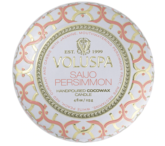 Voluspa - Saijo Persimmon Mini Tin - Findlay Rowe Designs