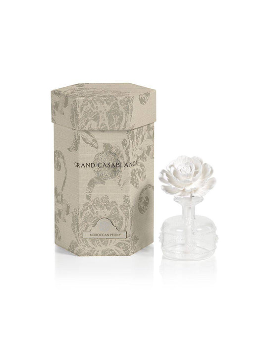 Zodax - Grand Casablanca Mini Porcelain Diffuser - Peony - Findlay Rowe Designs