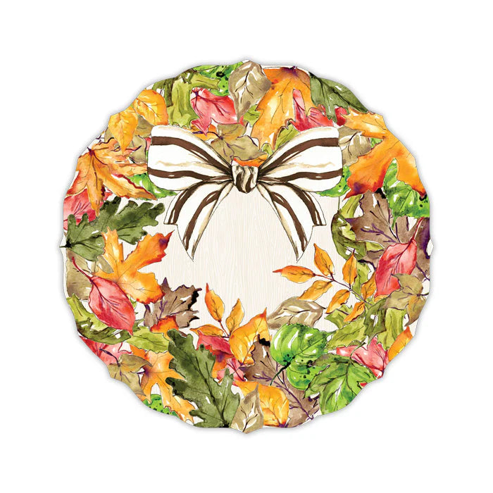 Rosanne Beck - Placemats - Fall Leaves Wreath
