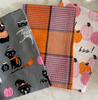 Towel - Halloween - Pumpkins Cats in Costume - Set 3 - Findlay Rowe Designs
