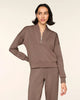 SPANX - AirEssentials Shawl Collar Half Zip - Ironstone
