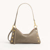 Hammitt - Kyle Small Pewter Brushed Gold - Red Zip - Findlay Rowe Designs