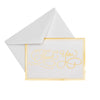 Caspari - Thank You Notes - Calligraphy Foil - Gold - Findlay Rowe Designs