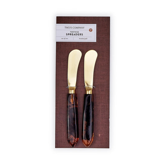 Spreader - Tortoise Swirl - Set of 2