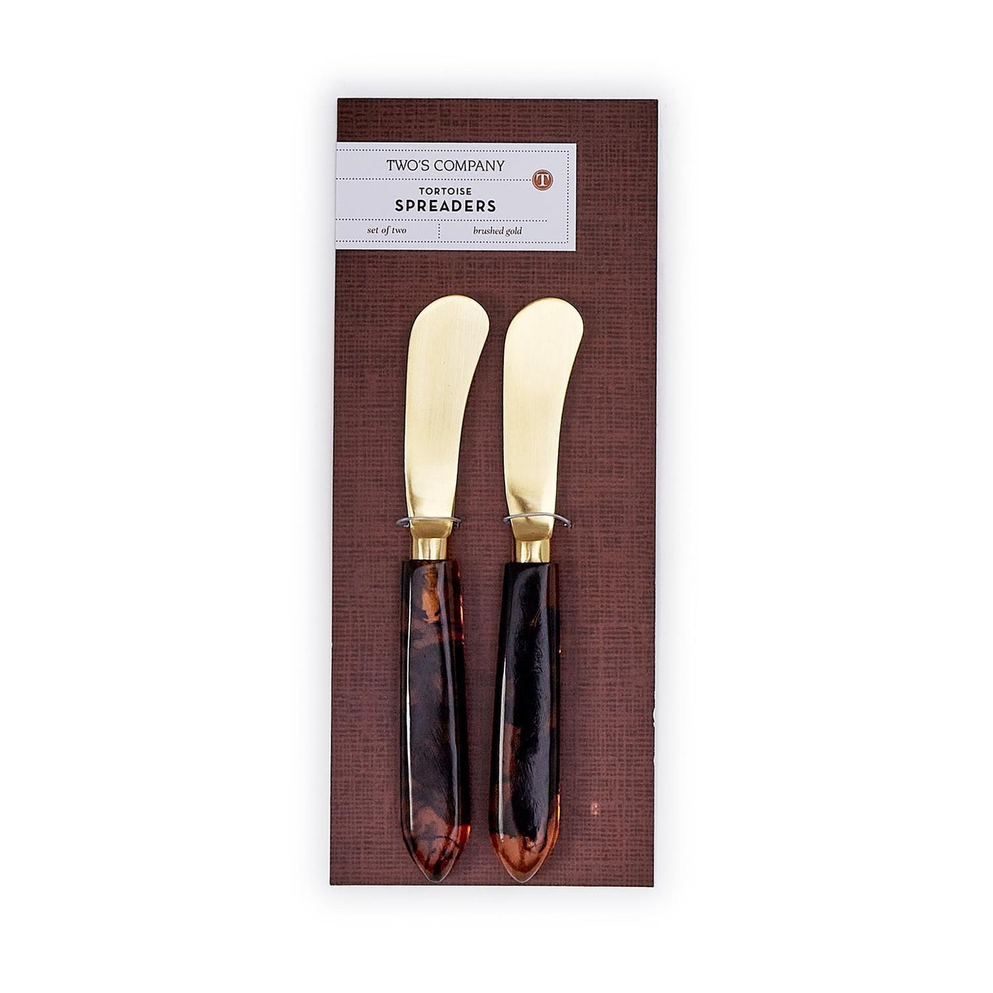 Spreader - Tortoise Swirl - Set of 2