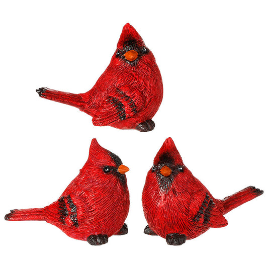 Cardinal Figurine - 3.25in