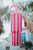 Katydid - Tumbler 40oz - Cabana Stripe - Findlay Rowe Designs