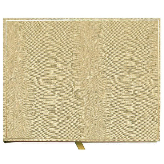 Caspari - Snakeskin Guest Book - Platinum - Findlay Rowe Designs