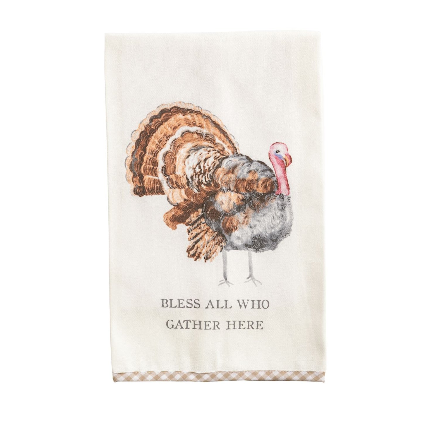 Mud Pie - Towel - Gather Gingham Hem - Findlay Rowe Designs