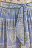Dress - Print Waist-Tie Sleeveless Midi - Findlay Rowe Designs