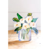 Lauren Dunn - Acrylic Art - White Floral Bloom - Bitty - Findlay Rowe Designs