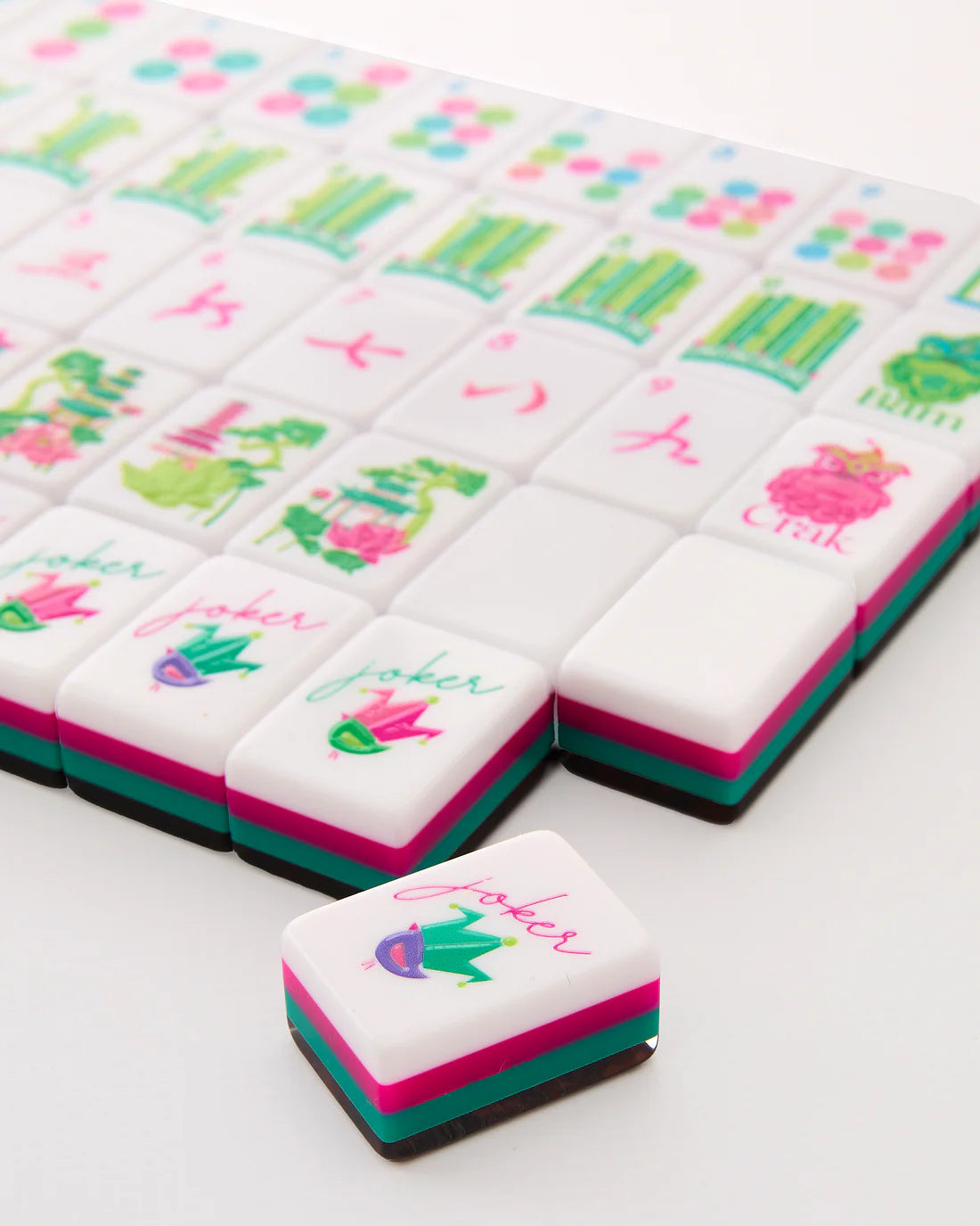 Oh My Mahjong - Glow Wild Mahjong Tiles - Findlay Rowe Designs
