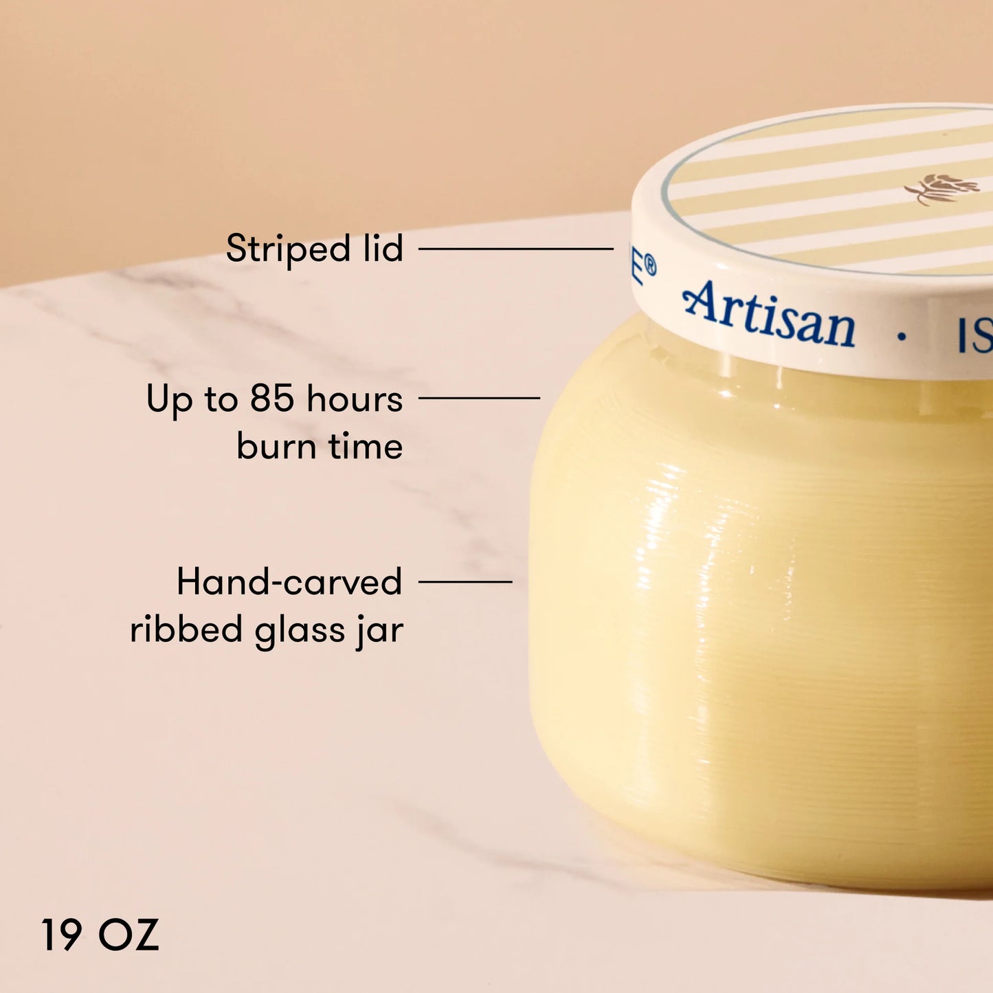 Capri Blue - Artisan Caffe Capri Signature 19oz Candle - Isla Bloom - Findlay Rowe Designs