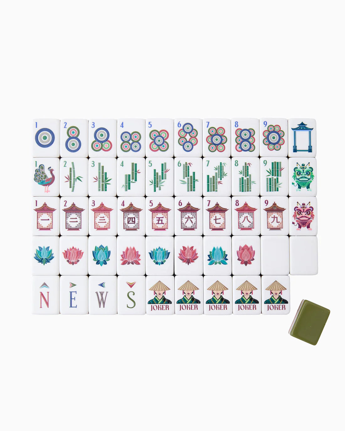 Oh My Mahjong - Drake Mahjong Tiles - Findlay Rowe Designs
