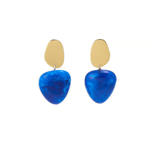Ink & Alloy - Earrings - Nina Resin Drop