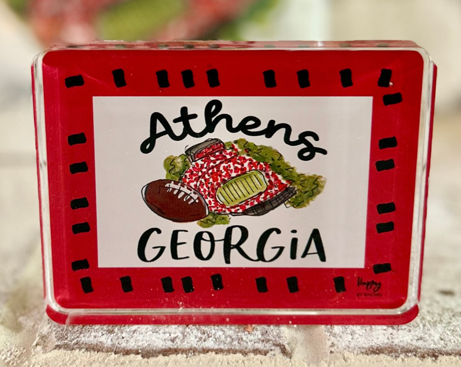 Happy by Rachel - Acrylic Art - Athens Ga Stadium