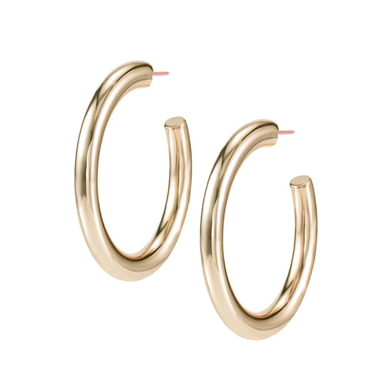 Natalie Wood - Earring - Hoop Just Dance - Gold - Findlay Rowe Designs
