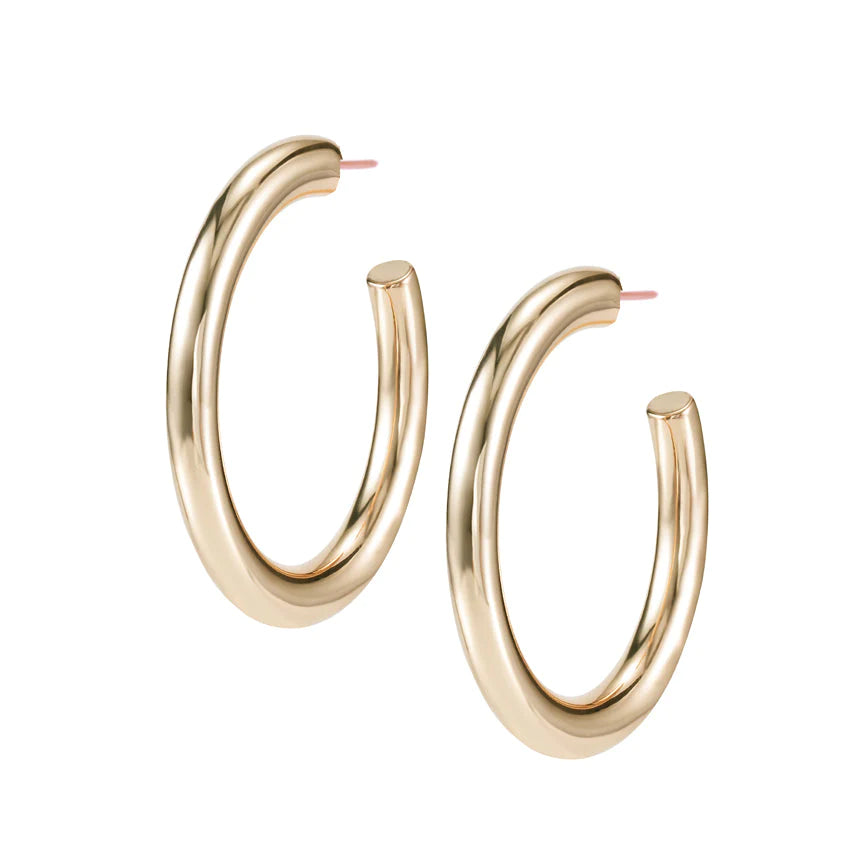 Natalie Wood - Earring - Hoop Just Dance - Gold