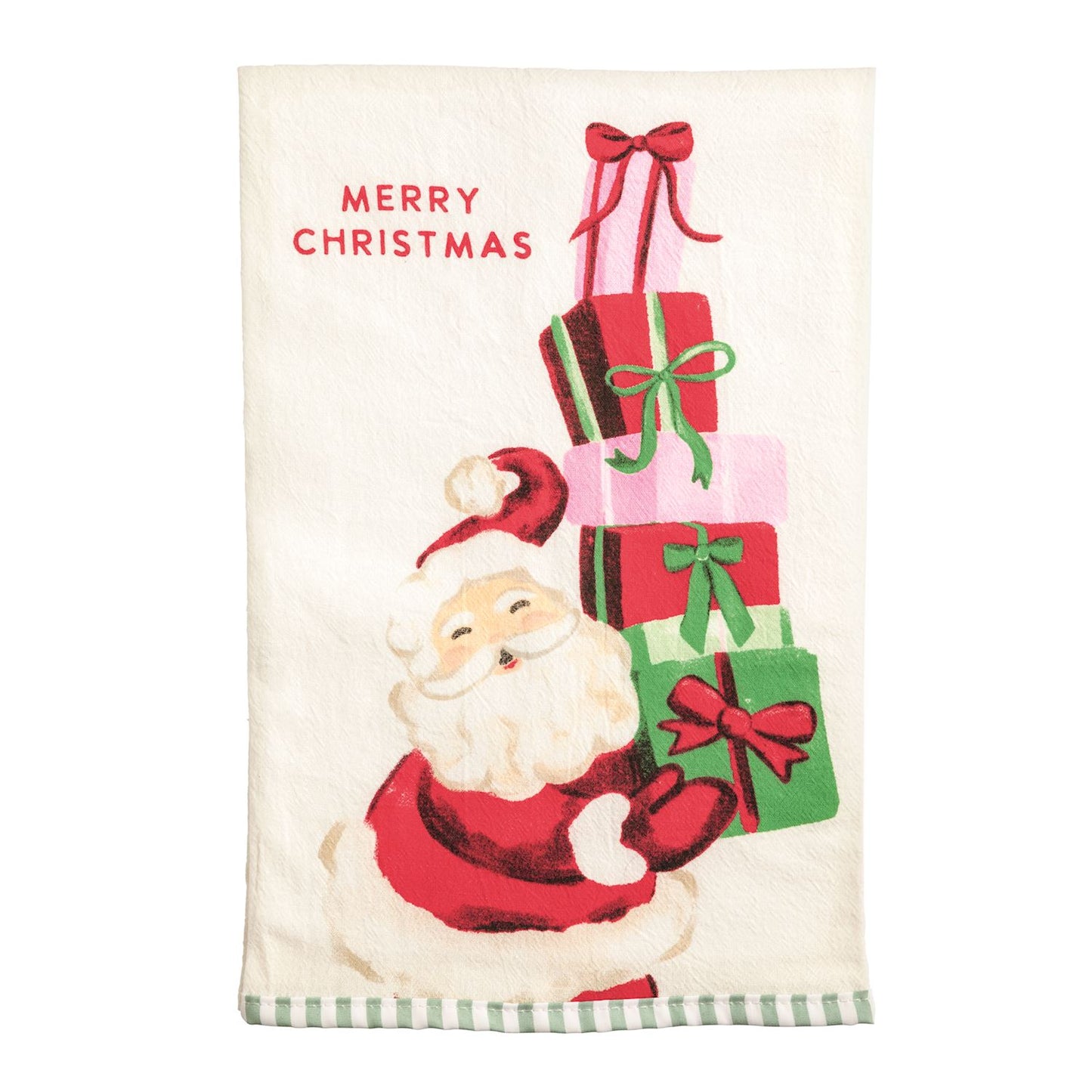 Mud Pie - Tea Towel - Hand Painted Style - Whimsy Christmas - Findlay Rowe Designs