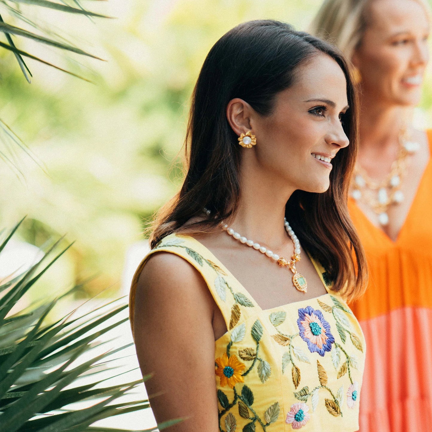 Susan Shaw - Earrings - Marigold Pearl Studs - Findlay Rowe Designs