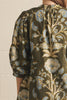 Entro - Dress - Mini - V-Neck Vintage Botanical - Olive - Findlay Rowe Designs