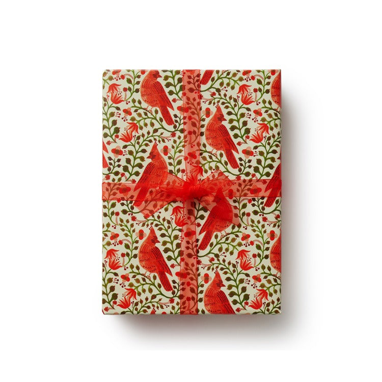 Rifle Paper Co - Gift Roll Wrap - Cardinals