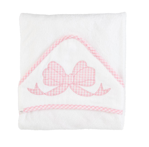 Mud Pie - Baby Hooded Towel - Applique Bows or Train - Findlay Rowe Designs