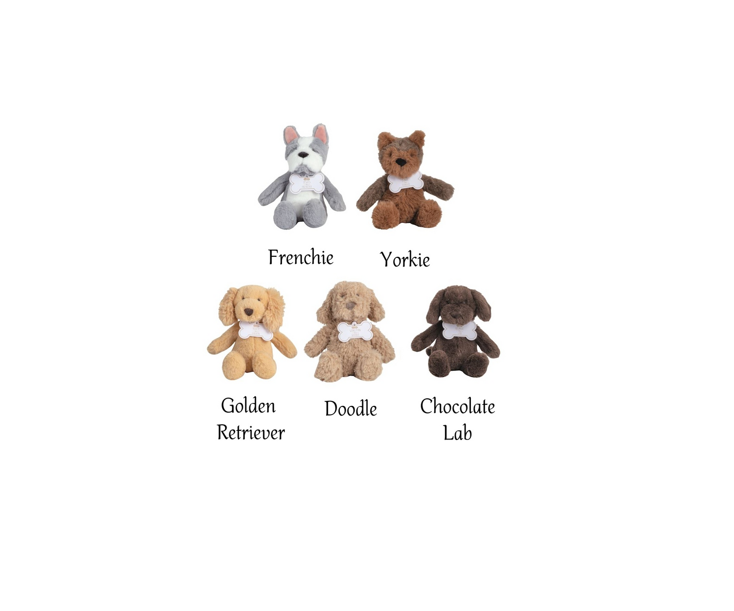 Mud Pie - Plush Mini Dog Breeds - Findlay Rowe Designs