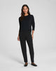 Spanx - Top - Air Essentials Long Sleeve Side Slit - Very Black - Findlay Rowe Designs