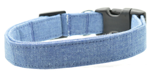Dog Collar World - Dog Collar - Chambray - Findlay Rowe Designs