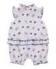 Kissy Kissy - Girls Short Playsuit - Star-Spangled Freedom - Findlay Rowe Designs