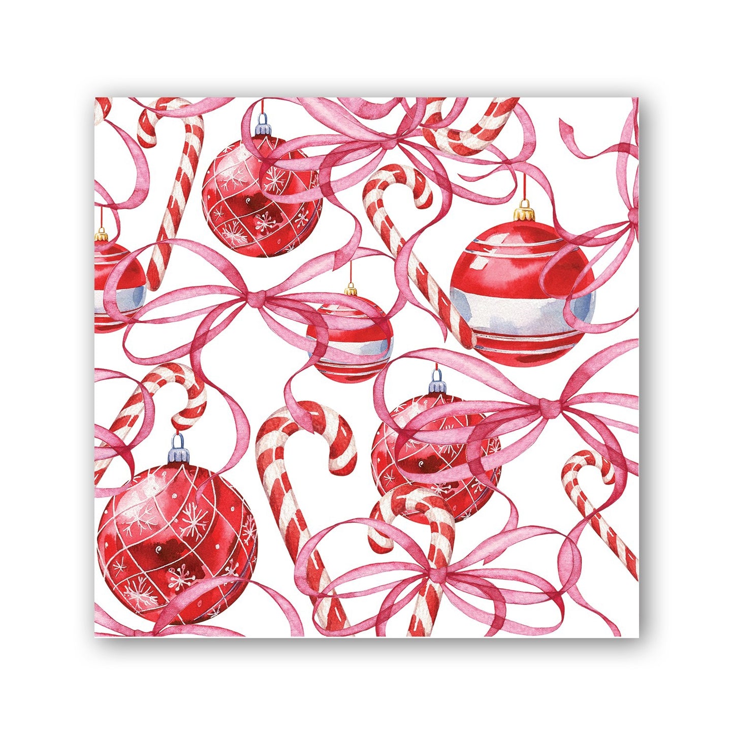 Michel Design Works -   Cocktail Napkin - Peppermint - Findlay Rowe Designs