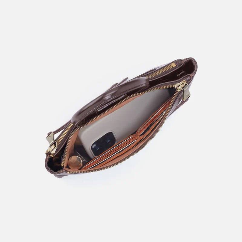 Hobo - Sable Crossbody - Polished Leather Hearthstone