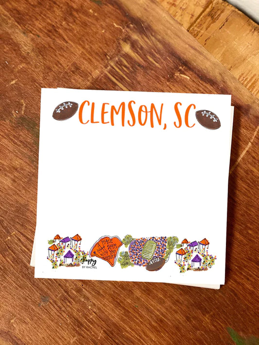 5x5 Notepad - Clemson - Findlay Rowe Designs