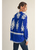 Top - Long Sleeve - Button Down - Royal Blue - Findlay Rowe Designs