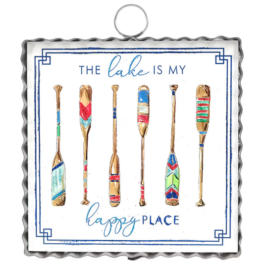 Rosanne Beck - Mini Print - The Lake Is My Happy Place - Findlay Rowe Designs