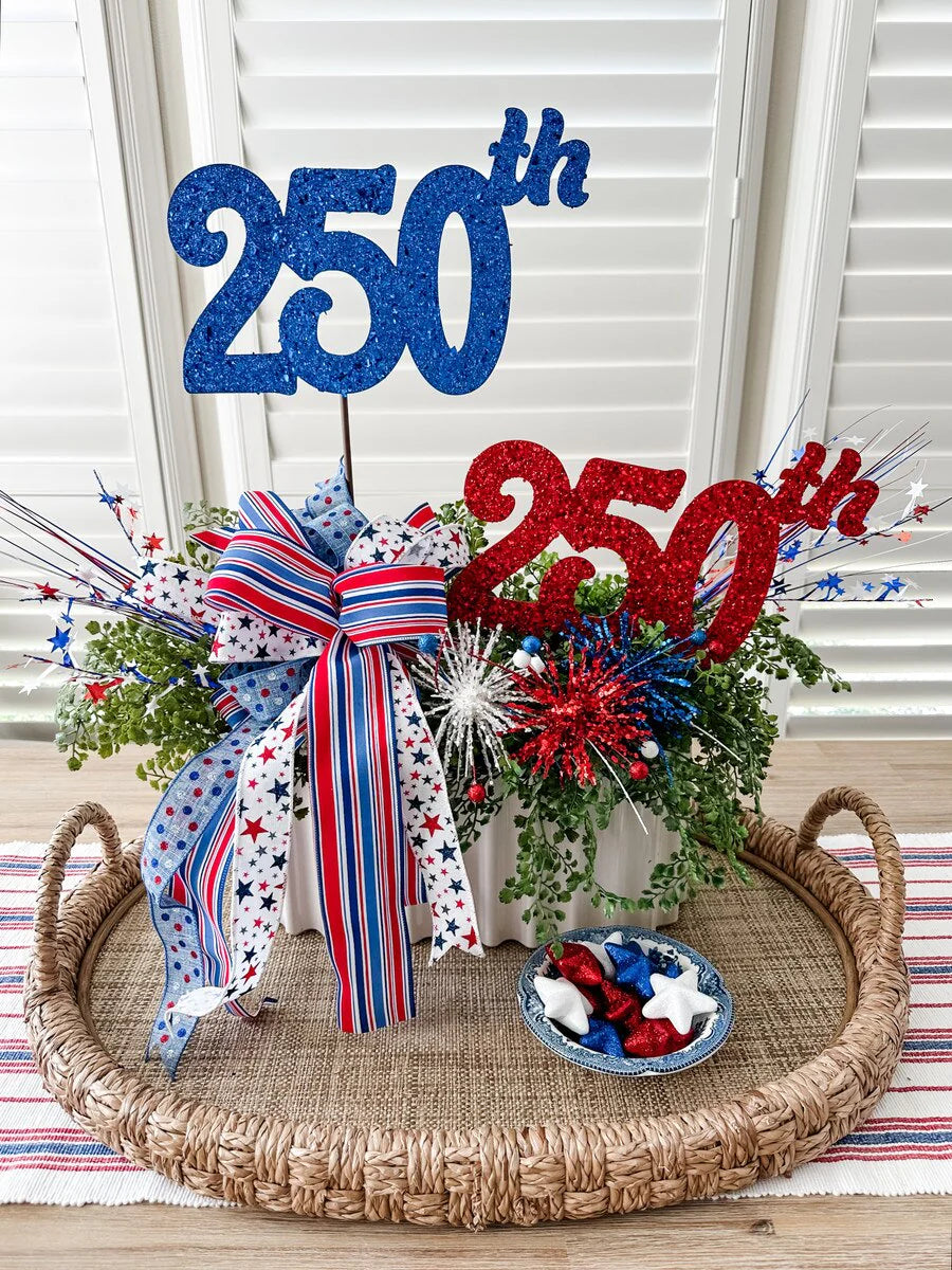 Roundtop - Stake - Glitter Americas 250th Birthday
