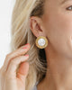 Susan Shaw - Earring - Roma Studs - Mother of Pearl - Findlay Rowe Designs