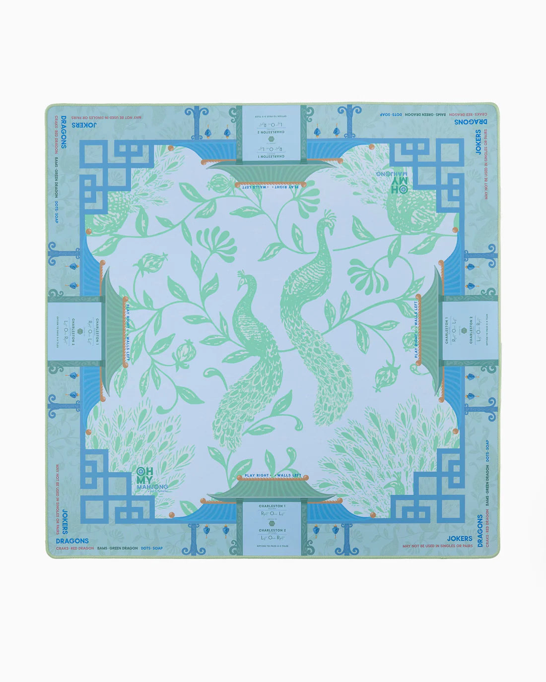 Oh My Mahjong - Mahjong Mat - Isla with Tube - Findlay Rowe Designs